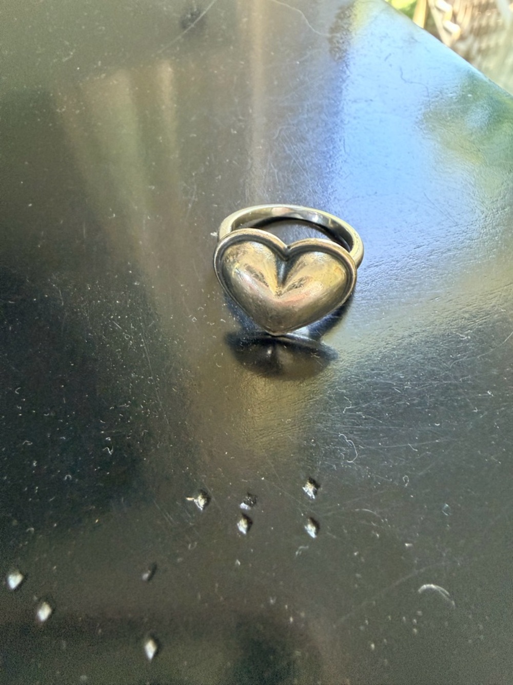 Sterling Silver Heart Ring - James Avery size 9